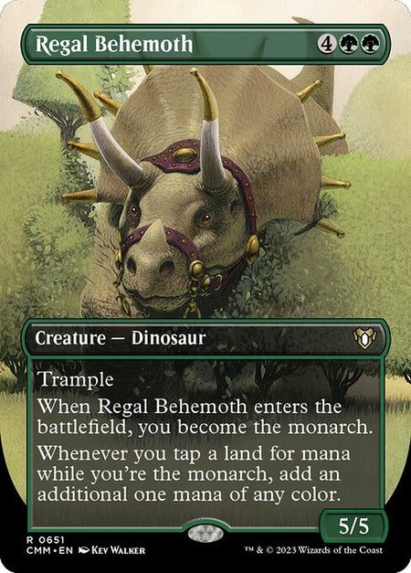 MTG - Regal Behemoth Borderless