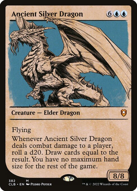 MTG - Ancient SIlver Dragon Showcase Foil