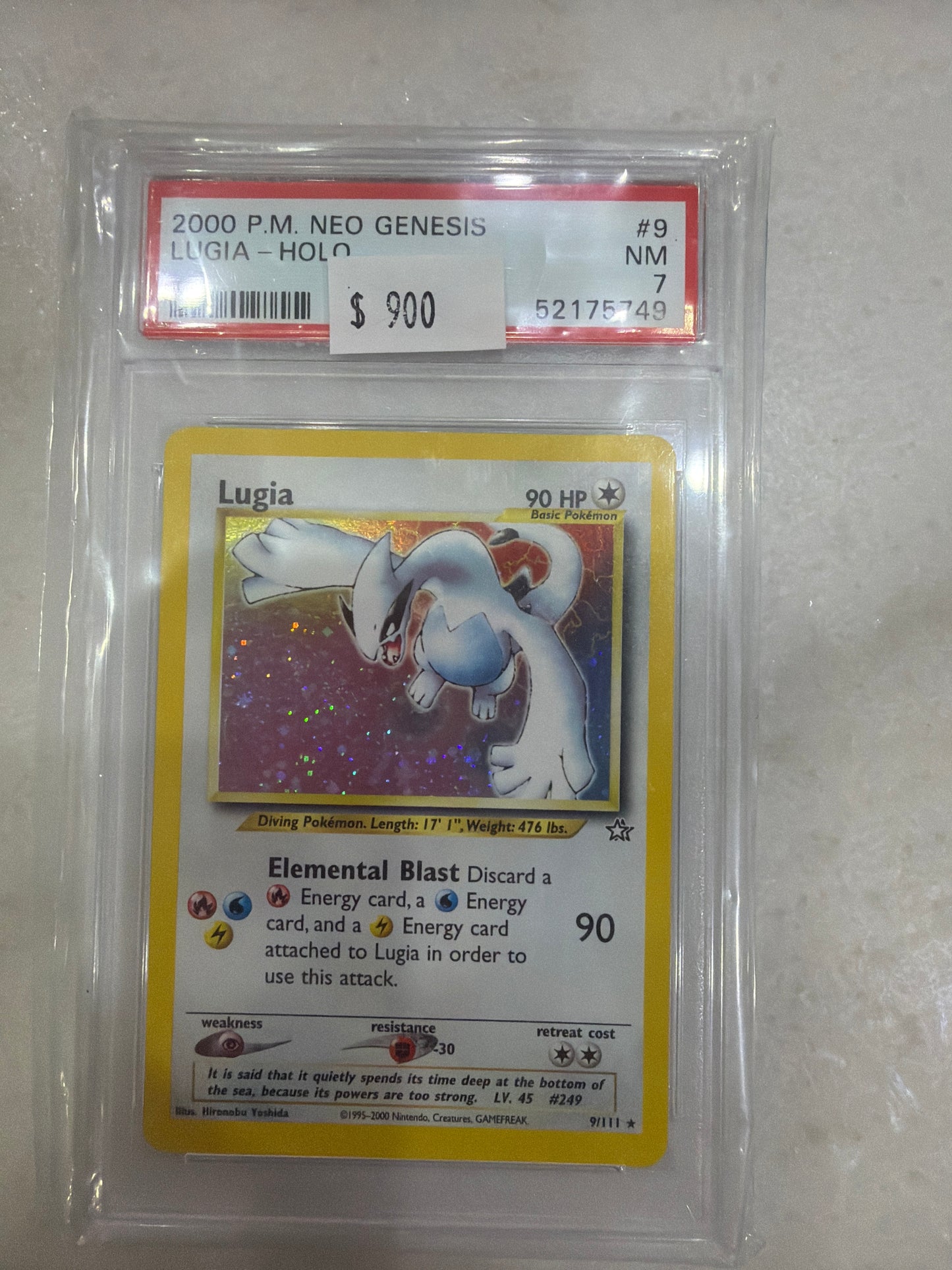 Lugia PSA 7