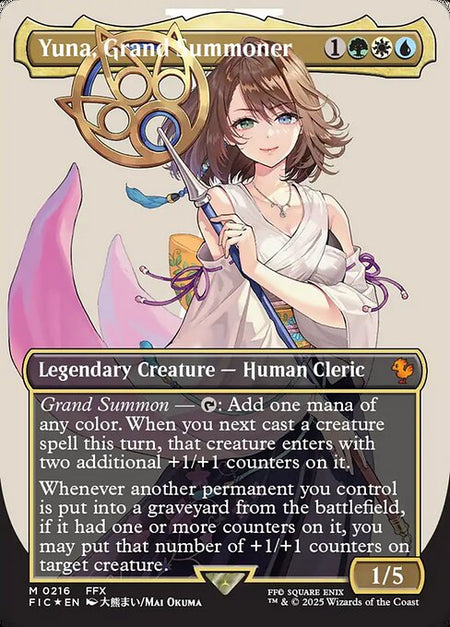 MTG - Yuna Grand Summoner Borderless Foil