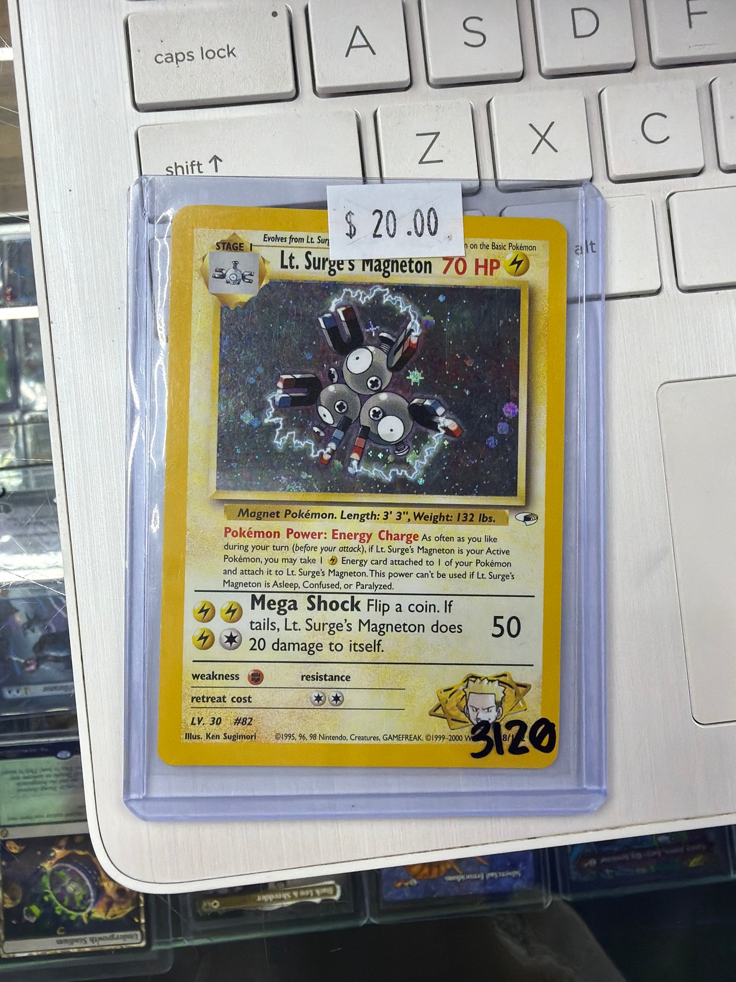 Lt Surge’s Magneton Holo Rare