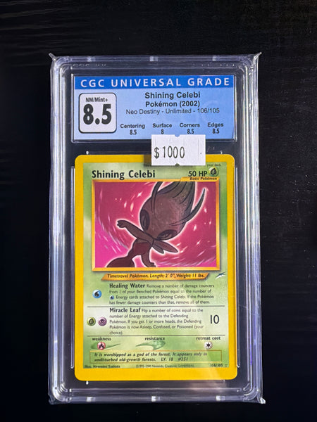 Shining Celebi CGC 8.5 SLAB