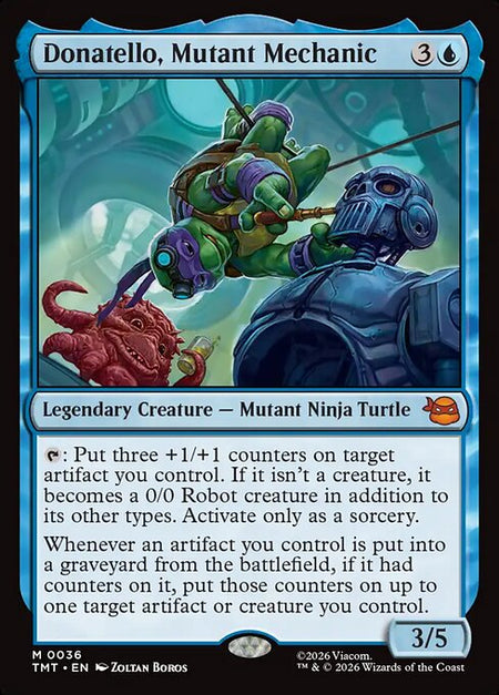 MTG - Donatello, Mutant Mechanic