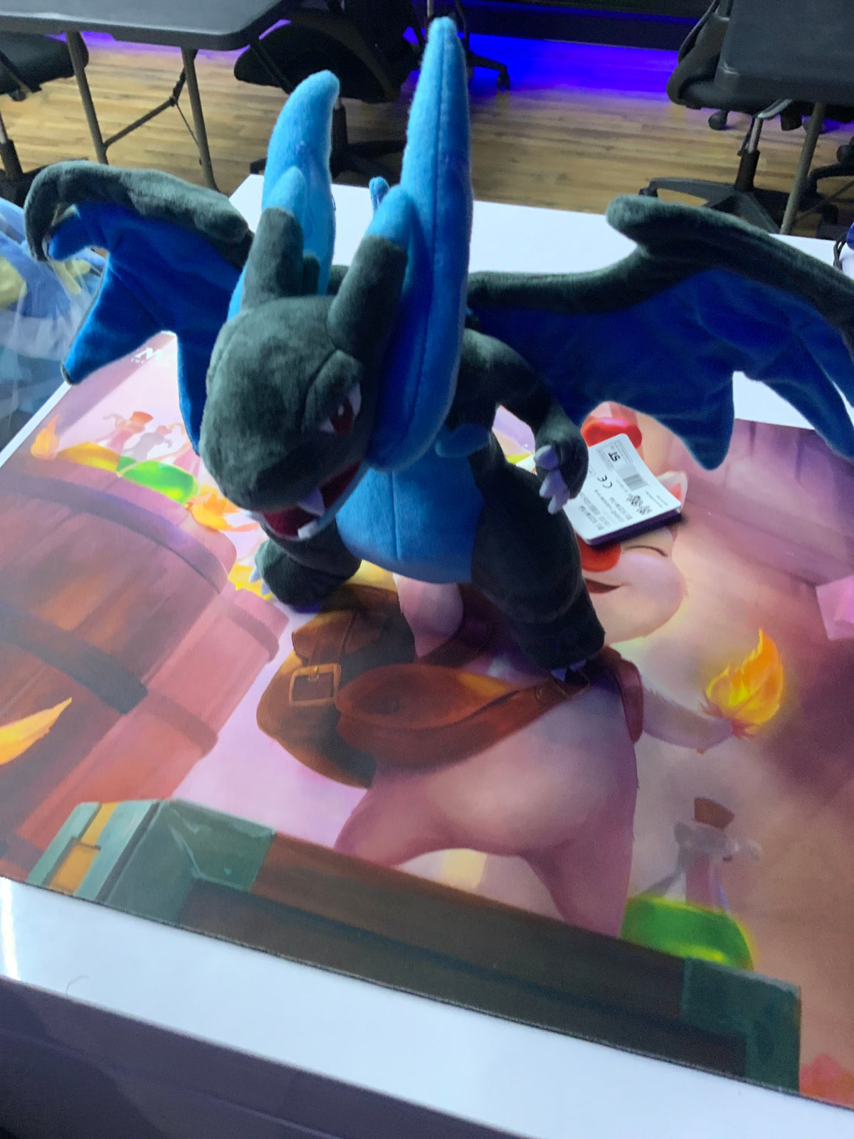 Pokemon mega Charizard x plushie