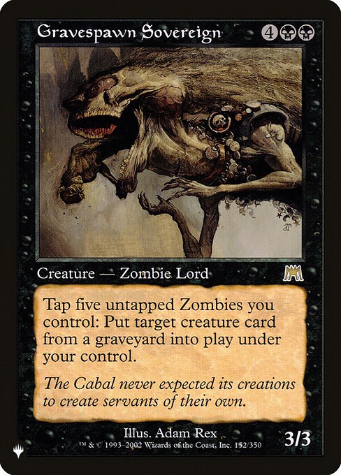 MTG - Gravespawn Sovereign