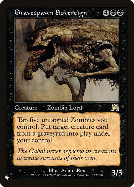 MTG - Gravespawn Sovereign