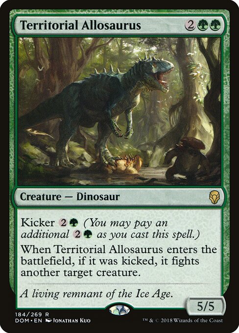 MTG - Territorial Allosaurus
