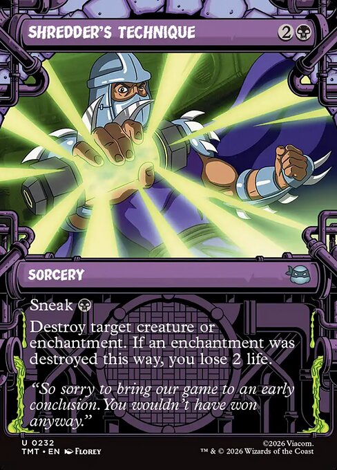 MTG - Shredder's Technique