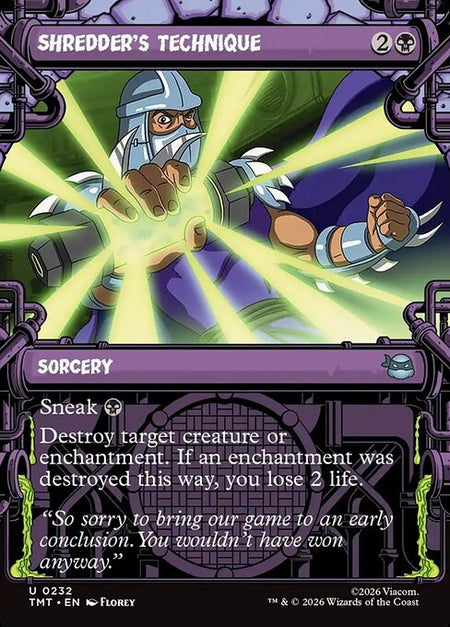 MTG - Shredder's Technique