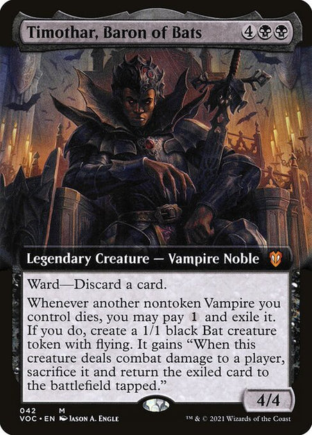 MTG - Timothar, Baron of Bats Foil