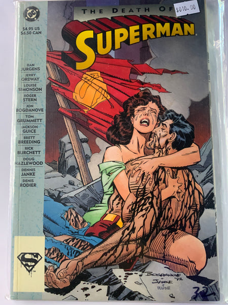 The Death of Superman graphic novel