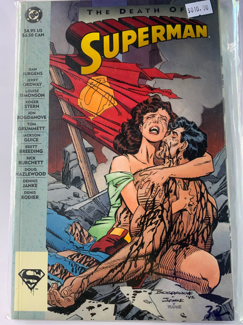 The Death of Superman graphic novel