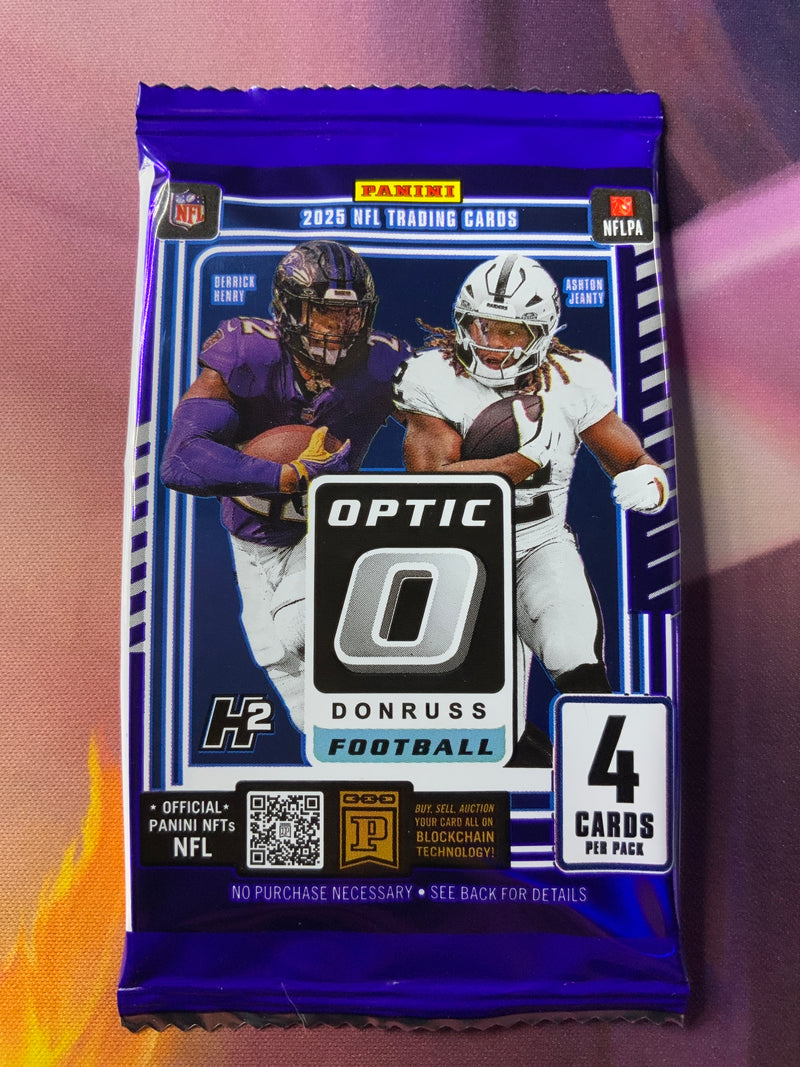 25 Panini Donruss Optic Football H2 Booster Pack