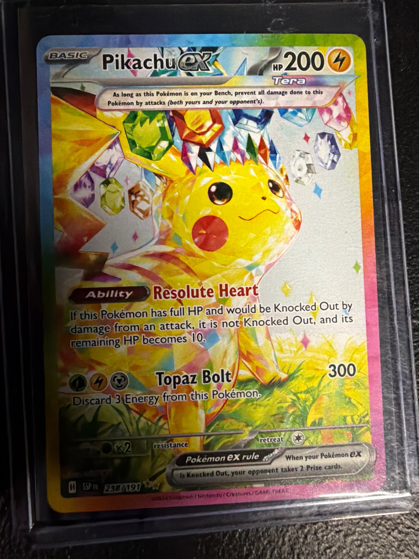 Pikachu EX surging