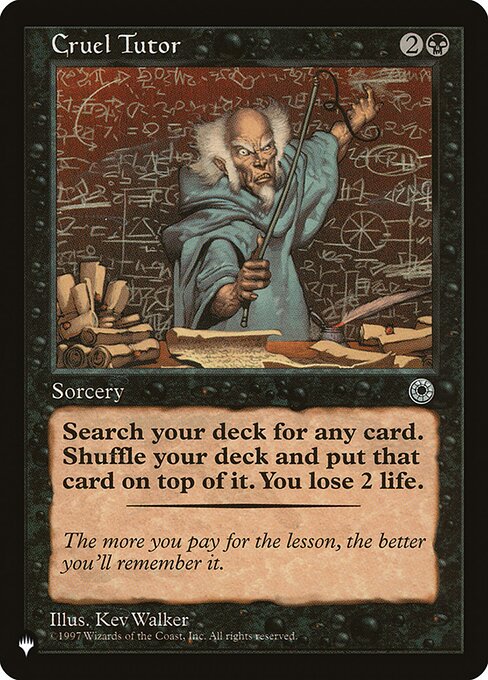 MTG - Cruel Tutor