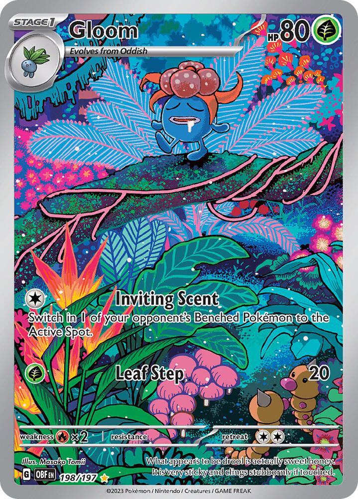 Pokemon Gloom — SV03: Obsidian Flames — 198/197 — stock card image