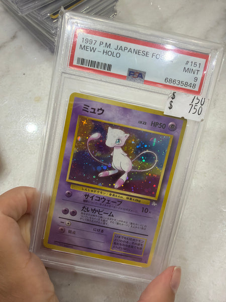Japanese Holo Mew PSA 9