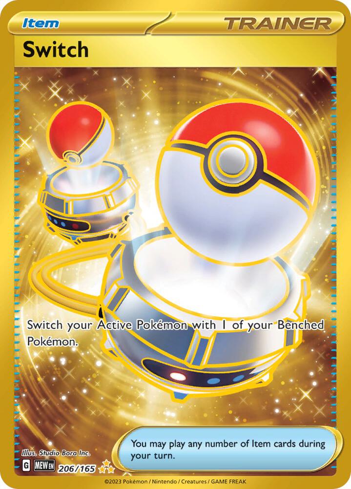 Pokemon Switch — SV: Scarlet & Violet 151 — 206/165 — stock card image