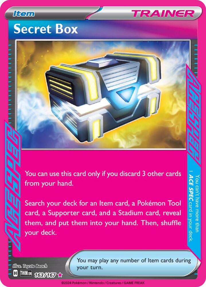 Pokemon Secret Box — Twilight Masquerade — 163/167 — stock card image