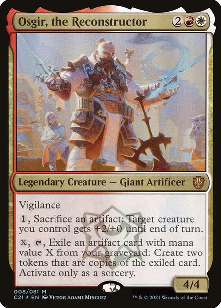 MTG - Osgir, the Reconstructor (Display Commander) (Thick Stock)