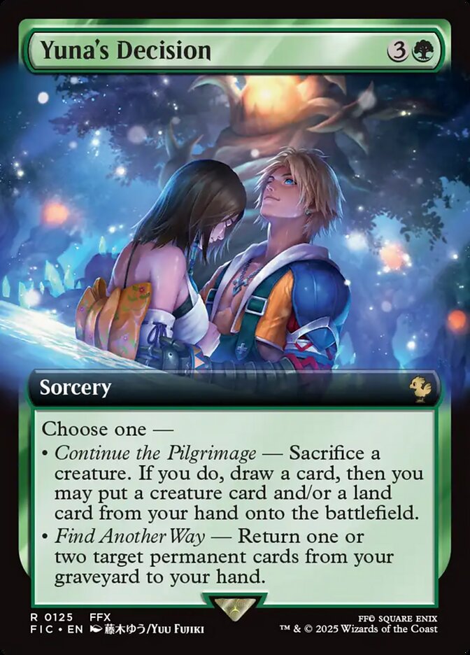 Yuna's Decision Foil Ex