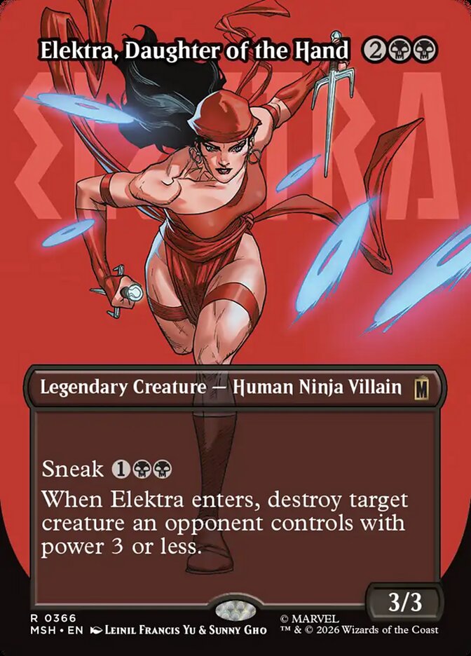 Elektra, Daughter of the Hand Foil Borderless