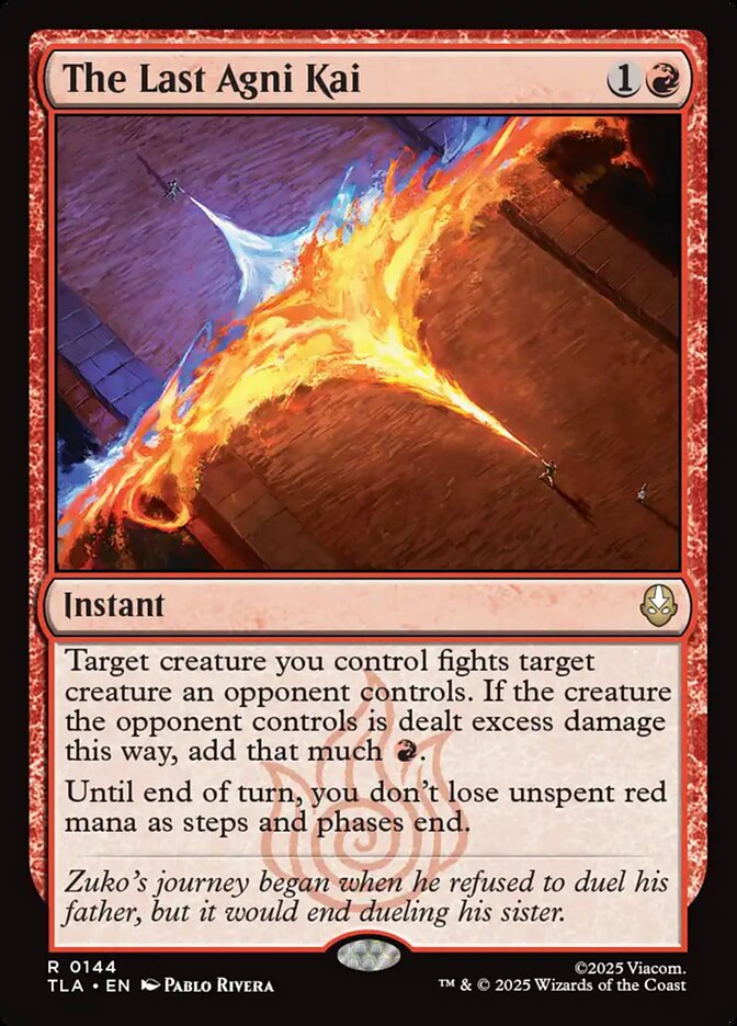 The Last Agni Kai Foil