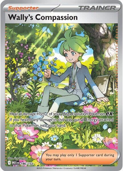 Pokemon Wally's Compassion — ME01: Mega Evolution — 186/132 — stock card image