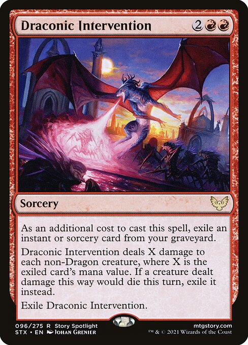 MTG - Draconic Intervention