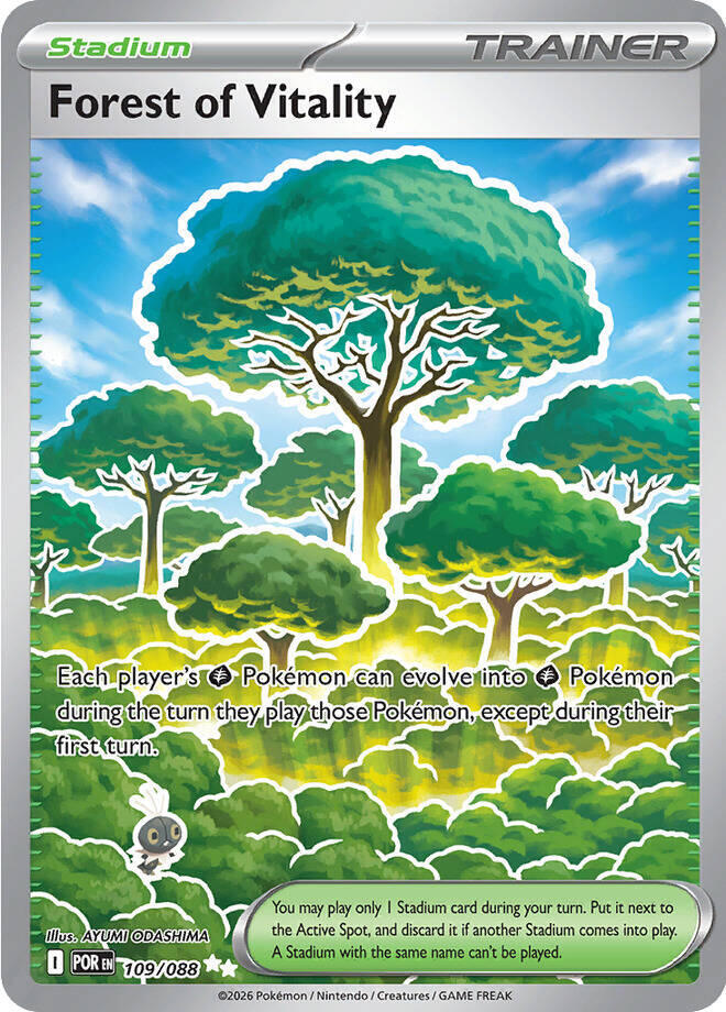 Pokemon Forest of Vitality — Perfect Order — 109/088 — stock card image
