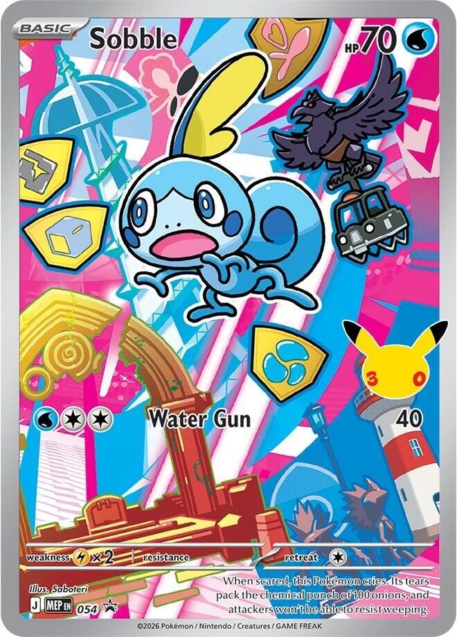 Pokemon Sobble — ME: Mega Evolution Promo — 54 — stock card image