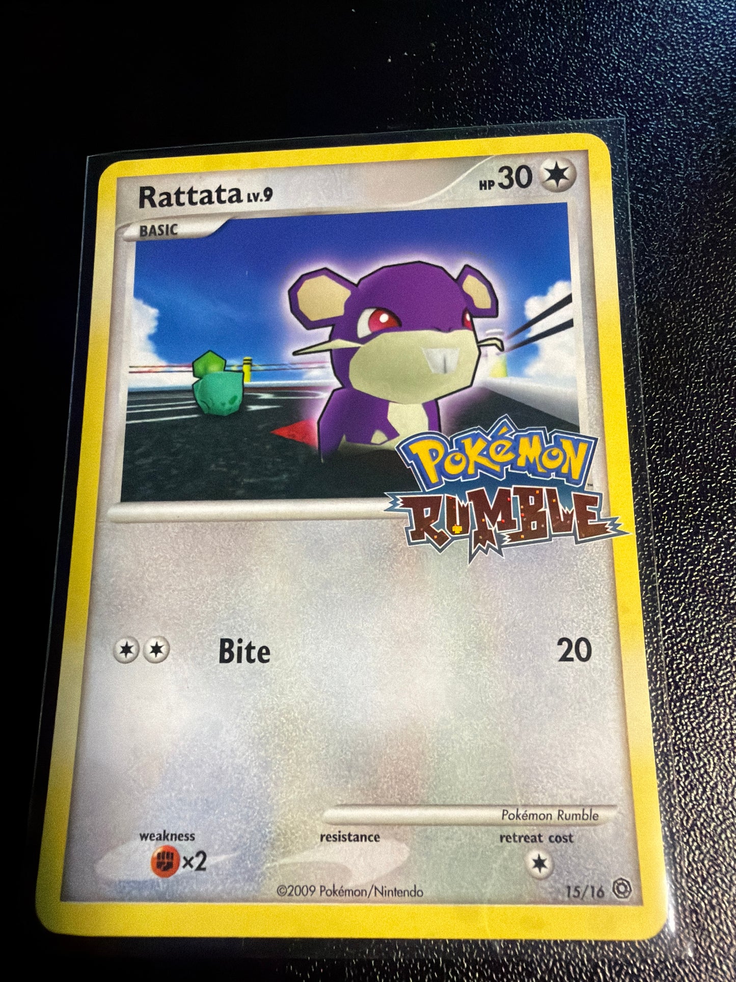 Rattata Lv. 9 Rumble