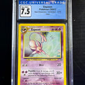 Espeon HOLO SWIRL CGC 7.5 SLAB