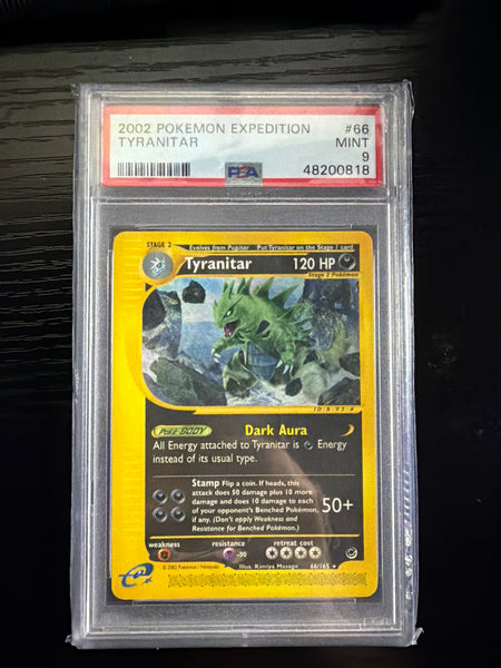 Tyranitar 66 Non holo PSA 9