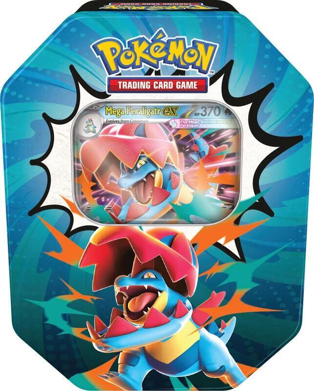 Pokemon Feraligatr ex Tin