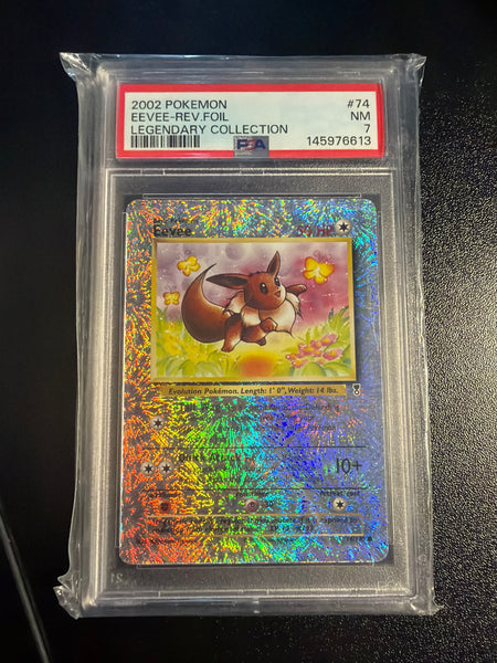 Legendary Eevee Reverse Holo PSA 7 SLAB