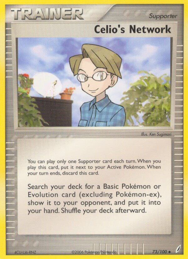 Pokemon Celio's Network — EX Crystal Guardians — 73/100 — stock card image