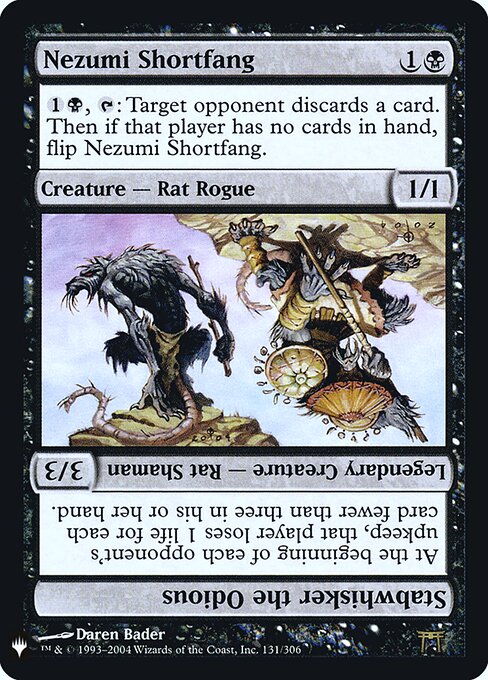 MTG - Nezumi Shortfang