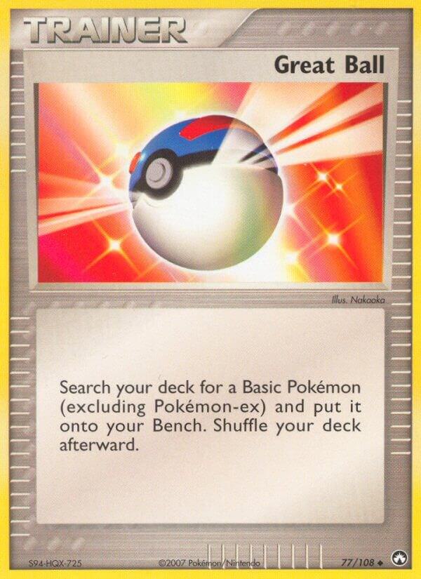 Pokemon Great Ball — EX Power Keepers — 77/108 — stock card image