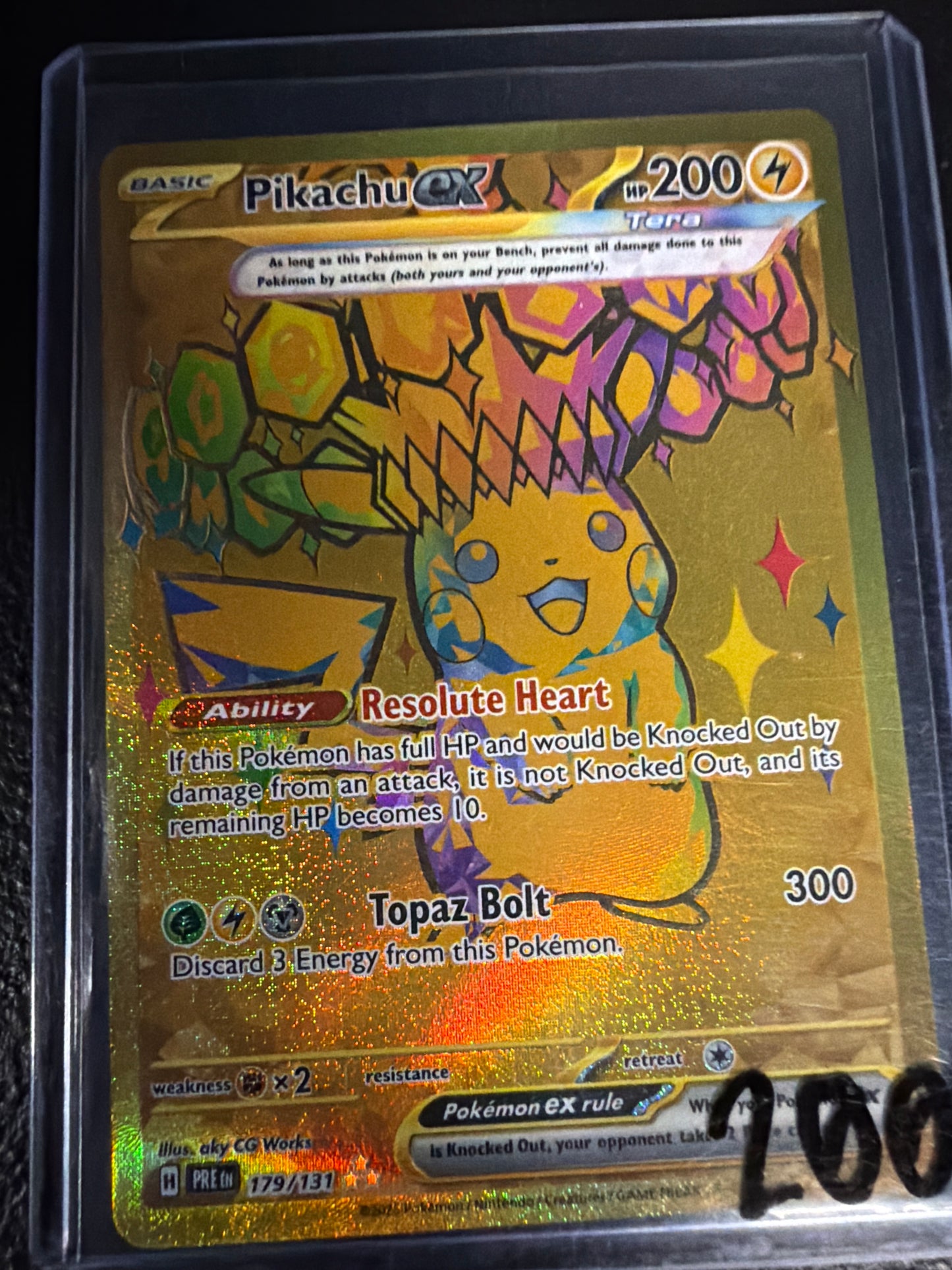 Pikachu Ex Prismatic