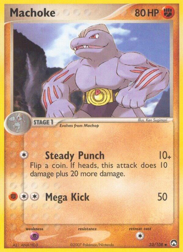 Pokemon Machoke — EX Power Keepers — 33/108 — stock card image
