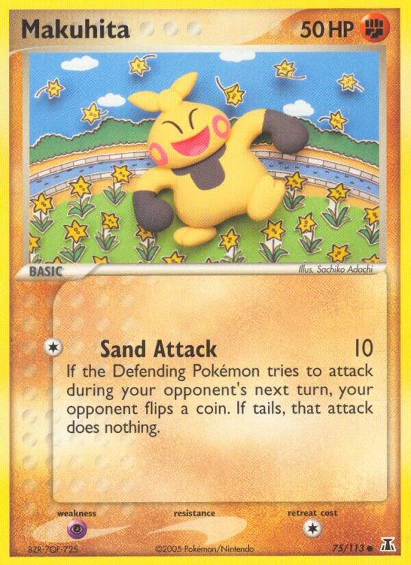 Pokemon Makuhita — EX Delta Species — 75/113 — stock card image
