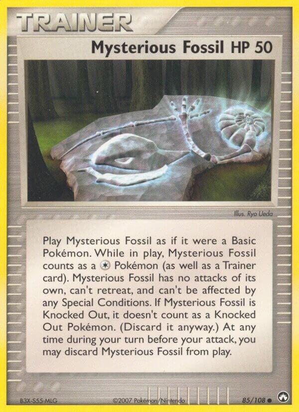 Pokemon Mysterious Fossil — EX Power Keepers — 85/108 — stock card image