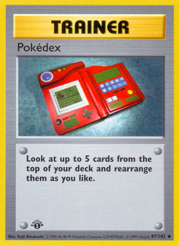 Pokemon Pokedex — Base Set — 87/102 — stock card image