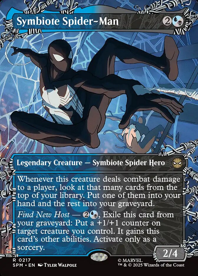 Symbiote Spider-Man Borderless
