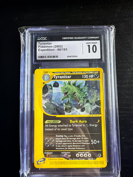 Tyranitar 66 CGC 10 SLAB