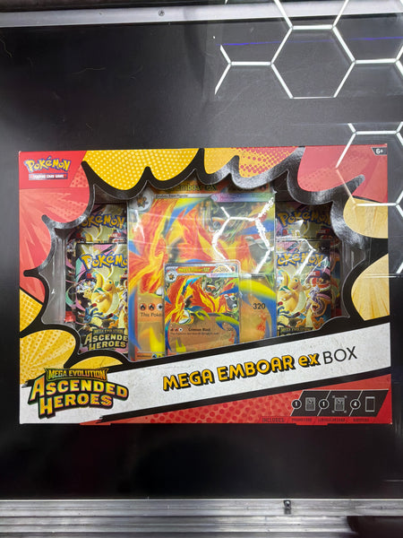 Pokémon: Mega Emboar EX Ascended Heroes Box