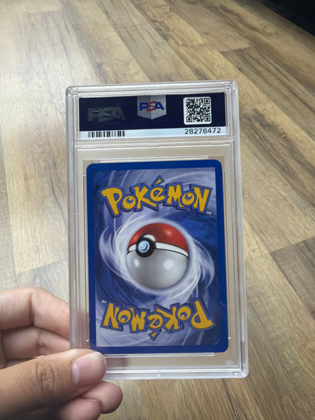 Dark Dragonite 1st Edition HOLO SWIRL PSA 8