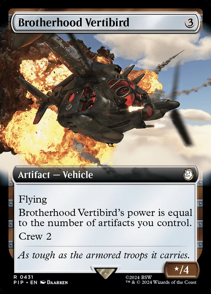 Brotherhood Vertibird (Extended Art)
