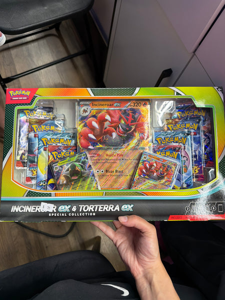 Pokémon : Incineroar ex & tortera ex special collection